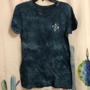 Vans Blue Tie-Dye “Pick Your Poison” Tee. Size Small